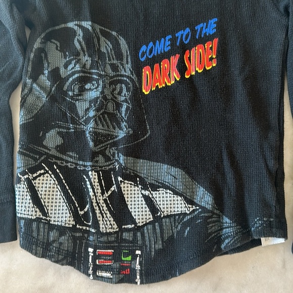Disney Darth Vader Waffle Knit Long Sleeve Tee - Picture 4 of 11
